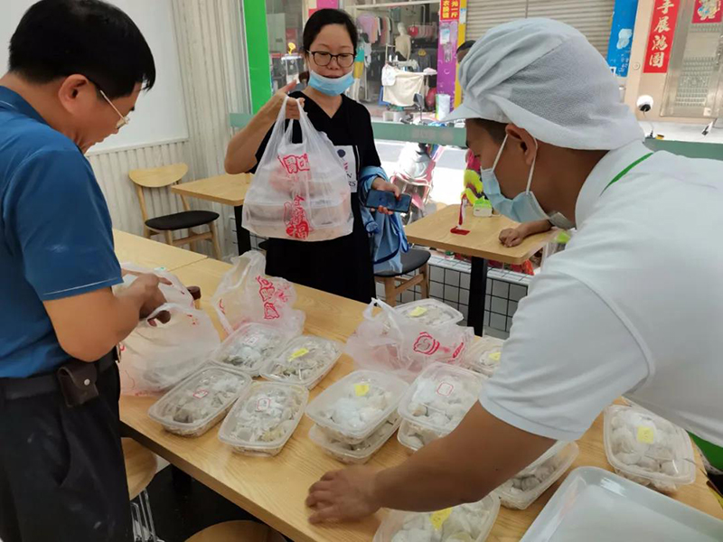 胃口福餃子云吞東方市場店開業，數百市民排隊嘗鮮